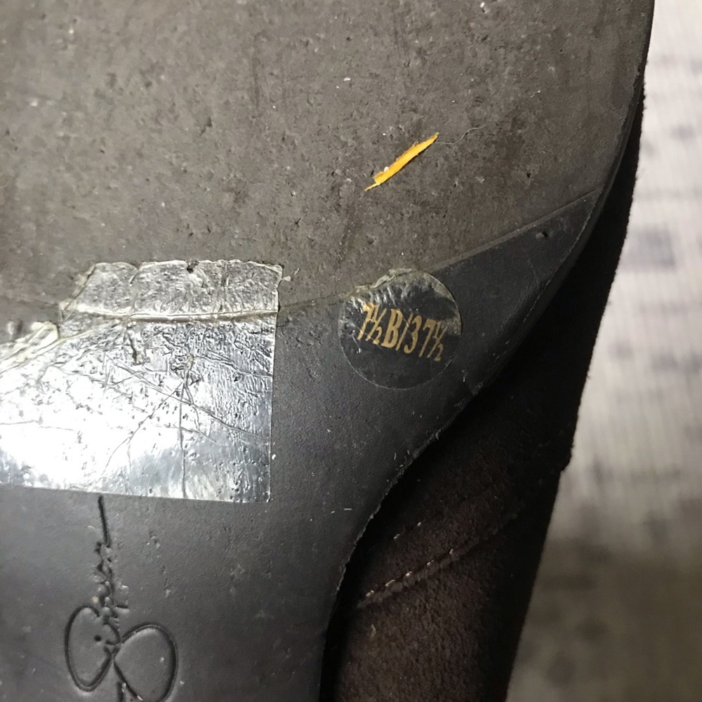 Jessica Simpson Suede Heeled Boots - Picture 10 of 10